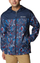 Xhaketë për meshkuj Columbia Flash Challenger Novelty Windbreaker, L, e kaltër e errët