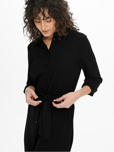 Фустан Jacqueline de Yong JDYRACHEL Regular Fit, црн