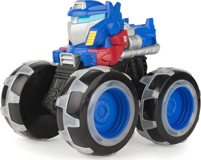 Kamion lodër TOMY Transformers Bumblebee Monster Treads, rrota me drita, plastik, i verdhë