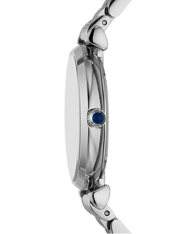 Orë për femra Emporio Armani Gianni T-Bar AR11627, e argjendtë