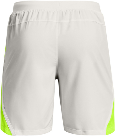 Pantallona të shkurtra vrapimi Under Armour Launch Run, rrjetë e brendshme, xhep për telefon, gri