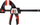 Klemë universale Bessey EZS30-8, hapje 300 mm, thellësi 80 mm, e zezë me të kuqe