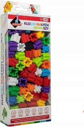 Lodra kube ndërtimi Little Geniuses, 160 copë, shumëngjyrëshe
