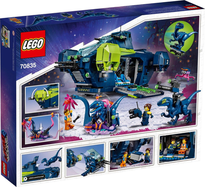 Set LEGO The Movie 2 Rex's Rexplorer 70835, 1187 copa, 9+, shumëngjyrësh