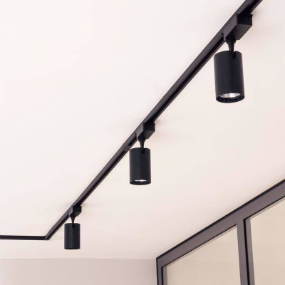 Spot LED për shinë DPM STR-15W-B, 15W 1250lm, 4000K, i zi