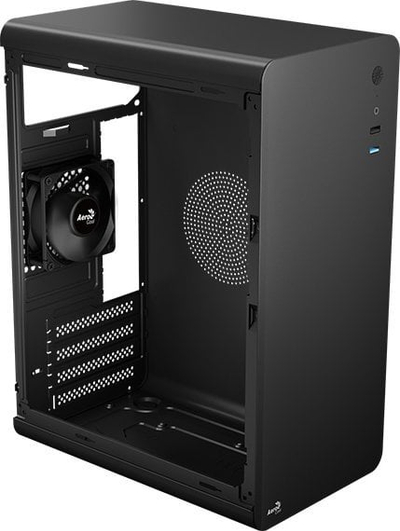 Kuti kompjuteri AeroCool CS-110 Mini Tower, Micro ATX, USB, e zezë