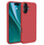 Mbrojtëse silikoni Etteri Nakadka, për iPhone 16 Plus 6.7", Raspberry, e kuqe