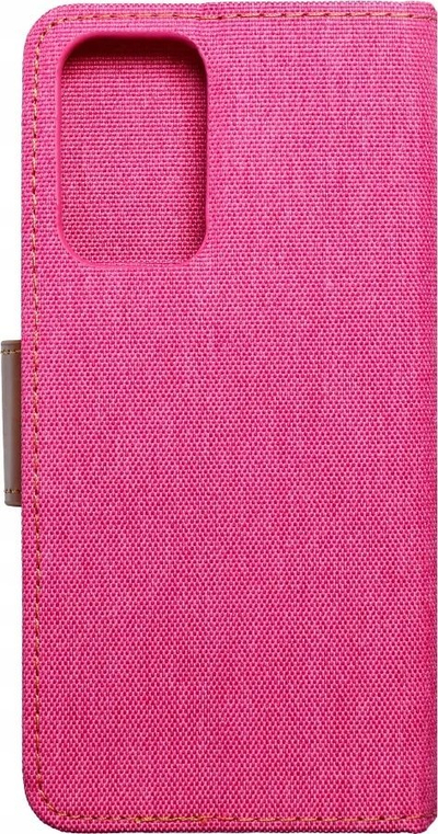 Këllëf libri 1Mcz Canvas për Samsung Galaxy A23 A23 5G, me kapak me magnet, me xhepa kartash, rozë