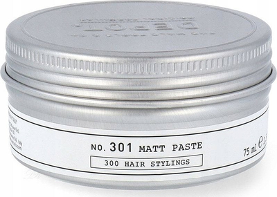 Pastë për modelim flokësh Depot N.301 Opaque Paste, mat, 75ml