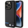 Futrollë BMW BMHCP15L22NBCK për iPhone 15 Pro 6.1", lëkurë karbon, e zezë