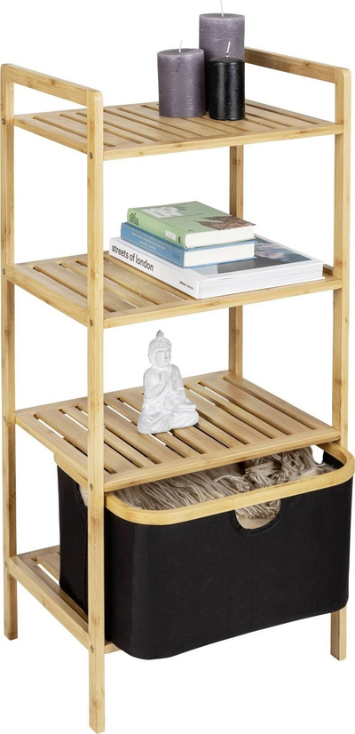 Raft WENKO Ecori, 3 nivele, bambu FSC, poliester i ricikluar