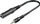 Adaptues audio Pro Audio Jack 6.3mm F në 3.5mm M, stereo, 20cm, ngjyrë e zezë