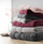 Peshqir banjoje Douceur d'intérieur Terry Towel, 90 x 150 cm, pambuk bio, bordo