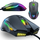 Maus lojërash Onikuma CW905, me kabllo, 6400 DPI, RGB, i zi