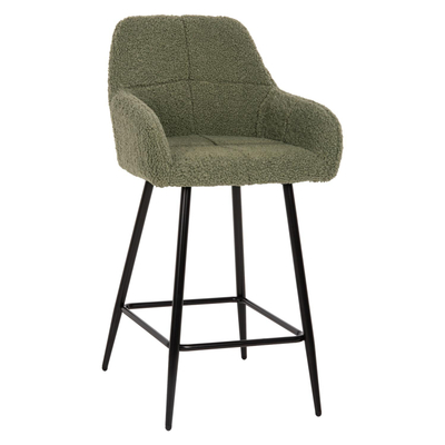 Stol mesatar Strike 50x50x94,5Hcm (HM8592.03), gjelbër/ zezë