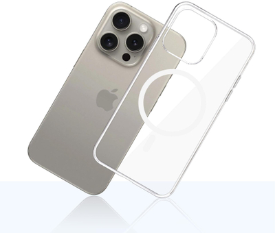 Mbrojtëse telefoni 3mk Clear MagCase për iPhone 16 Pro, MagSafe, transparente