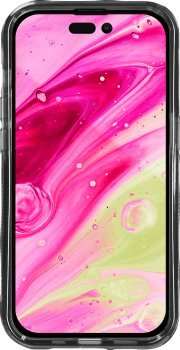 Mbulesë telefoni LAUT Crystal Matter X, iPhone 14 Plus dhe 14 Pro Max 6.7", MagSafe, e zezë transparente