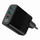 Karikues universal Gembird GaN, 30W, 3 porta USB QC 3.0 dhe PD, me ekran LCD, i zi