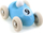 Mini makinë blu e hapur