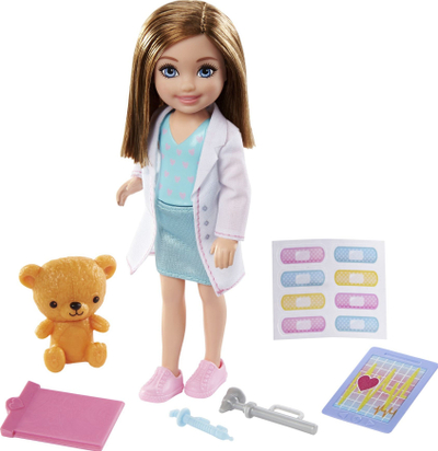 Set kukulla Barbie Chelsea Career, 26 pjesë, shumëngjyrësh