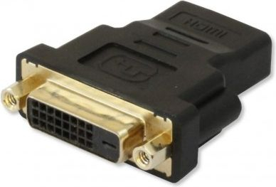 Përshtatës Adapter AV Techly HDMI - DVI-D, i zi