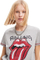 Bluzë për femra Desigual The Rolling Stones, e hirtë