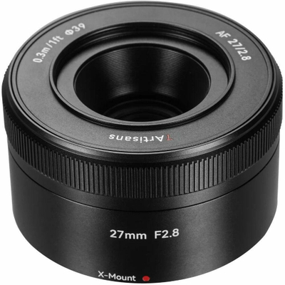 Objektiv 7artisans AF 27mm f/2.8 STM, prime, për Fujifilm X, i zi