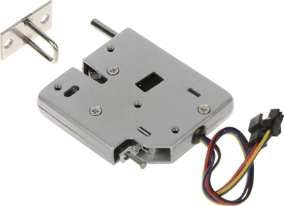 Bravë elektromagnetike për dollap ATLO ATLO-DT-C07, 12V DC, kapacitet dere 150 kg, ngjyrë argjendi