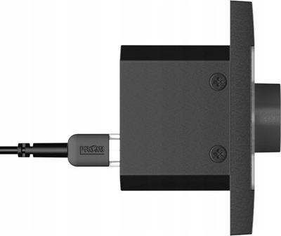 Panel rrjeti universal Audac NCP105/B, PoE, për mur, ngjyrë e zezë