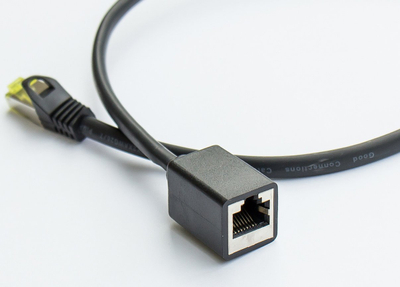 Kабел за мрежа Alcasa 8063VR-030S, Cat6 S FTP, 3m, црн