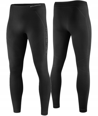 Pantallona termike moto Brubeck Cooler, leginse ftohëse për burra XL, gri