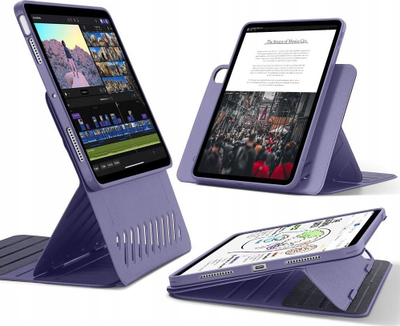 Kopertinë tablet ESR Armor për Apple iPad Air 11", me qëndrim, vjollcë