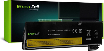 Батерија за лаптоп Green Cell за Lenovo ThinkPad L450 T440 T450 X240 X250, LE57V2, црна