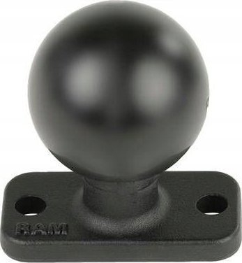 Bazë montuese RAM Mounts RAM-202U-12, top 1.5", dy vrima 1.5", e zezë