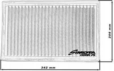 Filtër ajri sportiv Simota 00-005, për Opel Vectra B Speedster, i kaltër