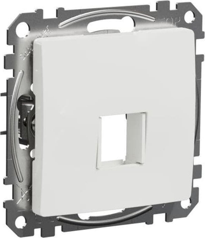 Plakë mure Schneider Electric Sedna Design, HDMI VGA RJ11 RJ45, e bardhë