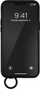Mbulesë telefoni Adidas Originals Hand Strap Case, me rrip dore, pamje lëkure, e zezë