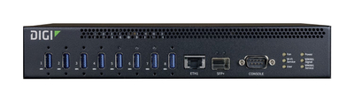Hub rrjeti USB Digi AnywhereUSB Plus AW08-G300, USB 3.2 Gen 1 Type A, Gigabit Ethernet, gri