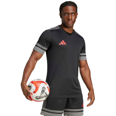 Спортска блуза adidas Squadra 25 M JN4450, технологија Aeroready, 100% рециклиран полиестер, бела