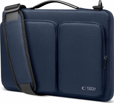 Çantë laptopi Tech-Protect Defender, 13-14", blu e errët (navy)