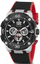 Orë dore për meshkuj Guess Navigator GW0264G1, e zezë/kuqe