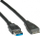 Kabllo USB 3.0 Roline 11.02.8872, Type A në Micro USB, 0.8m, e zezë
