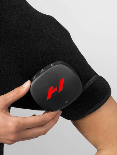 Mbështjellës termik për shpatull Hyperice Venom 2 Shoulder, me vibrim, me Bluetooth, i zi