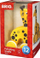 Lodër druri që tërhiqet BRIO Giraffe, në formë gjirafe, për kalamaj