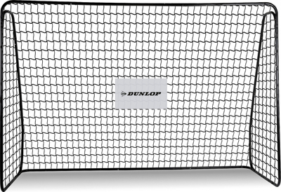 Portë futbolli metalike Dunlop, 300 x 205 x 120 cm, e zezë