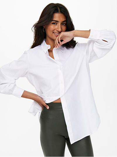 Këmishë ONLY ONLNORA Regular Fit 15227677 White