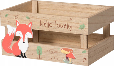Kuti ruajtëse 4Living Foxy, MDF, 20.5 x 30.5 x 14.5 cm, shumëngjyrëshe
