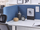 Ndarës tavoline WALLY Desk Screen 180 x 40 cm, panel akustik, blu