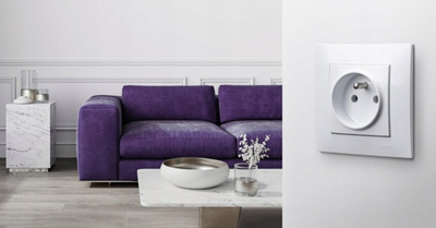 Prizë dyfishe kompjuterike Sapphire MMC S, Cat 5e, montim i fshehtë, gri mat