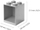 Raft muri Room Copenhagen Lego Brick Shelf, 4 nyje, gri